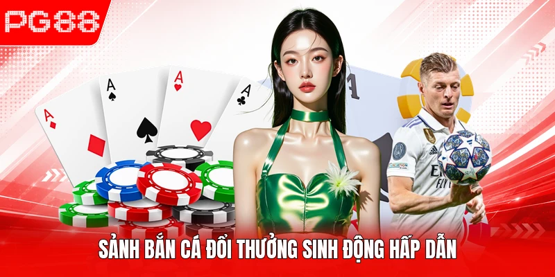 Sảnh bắn cá đổi thưởng sinh động hấp dẫn